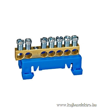 SCHRACK - IK021036 N kapocs blokk, 7x10/16mm², 63A, kék