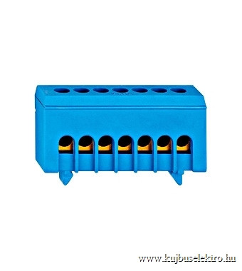 SCHRACK - IK021036I N kapocs blokk, 7x10/16mm², 63A, kék, szigetelt