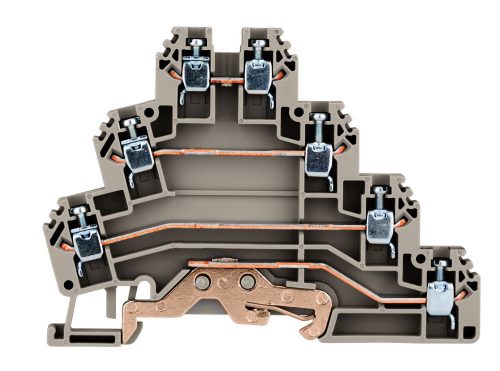 SCHRACK - IK680003 3 emeletes sorkapocs  2,5mm²,  PUK3T , 3P+P