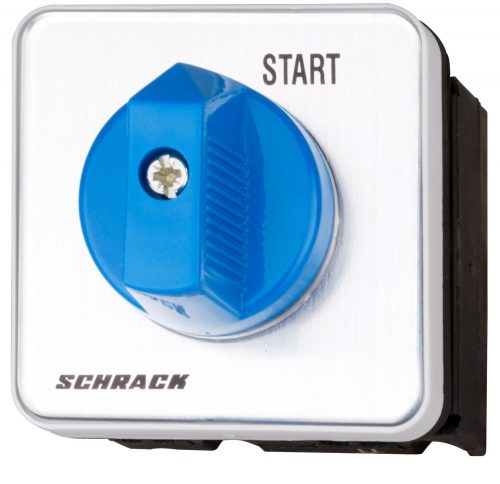 SCHRACK - IN008120 Nyomógomb, STOP-START, 4 pontos rögz, 20A, 1 pólusú, M10HE