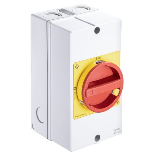 SCHRACK - IN893008 Vész-ki főkapcsoló 3-pólus, 32A, 11kW