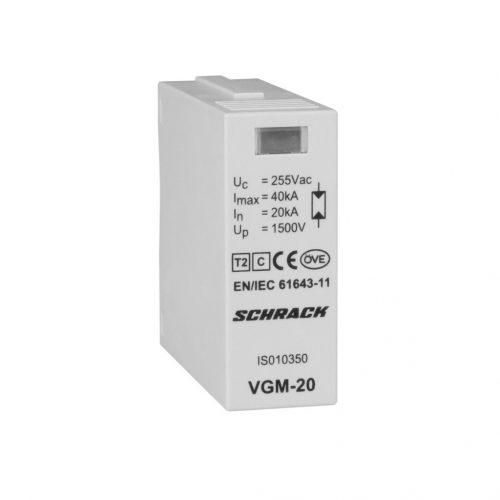 SCHRACK - IS010350 Vartec szikraközmodul TII, VGM - 20kA