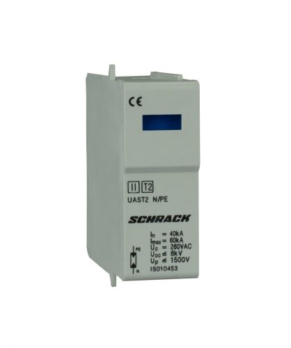 SCHRACK - IS010453 T2/C - betét GG 60kA/260V - UAS sorozat