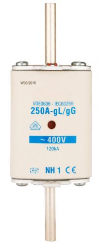 SCHRACK - ISP01035 NH1 biztosító betét gG 35A, 400VAC, 100kA