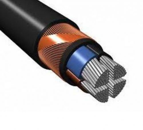 NAYCWY 4x  95/50mm² PVC szigetelésű kábel alumínium vezetővel, réz árnyékolással