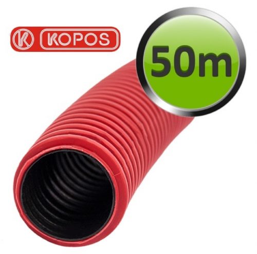 KOPOS ELEKTRO - KF 09090 BA - Védőcső KOPOFLEX 90 piros -50m