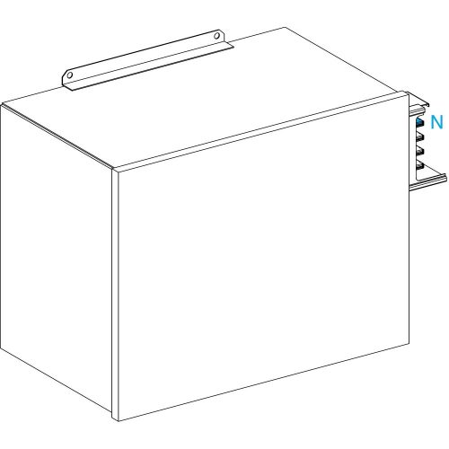 SCHNEIDER KSA1000ABG4 - Végbetápláló elem, 1000 A, bal