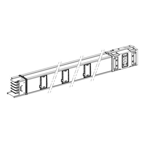 SCHNEIDER KSA1000ED4206 - Egyenes elem, 1000 A, 2 m