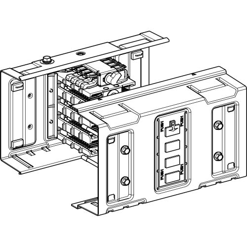 SCHNEIDER KSA1000ZJ4 - Villamos és mechanikai összekötõblokk, 800-1000 A