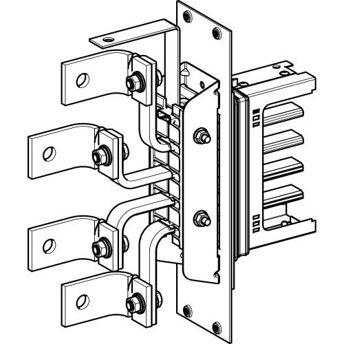 SCHNEIDER KSA250AE4 - Szerelõgalléros betáplálóelem 100-250 A