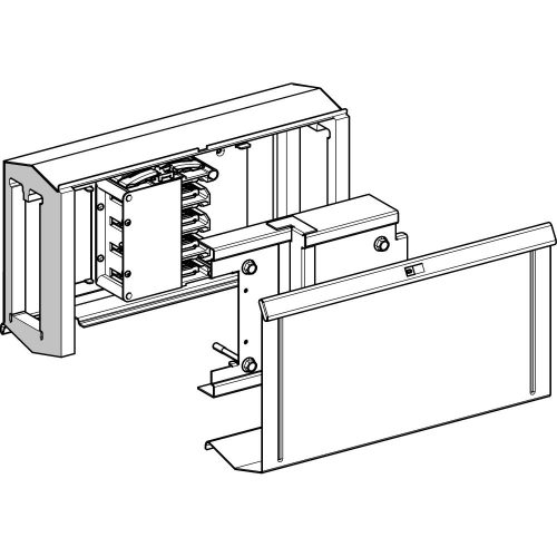 SCHNEIDER KSA400FA4 - Adapter régi KS sínhez 400 A