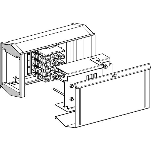 SCHNEIDER KSA500FA4 - Régi KS 500A-es sínhez adapter