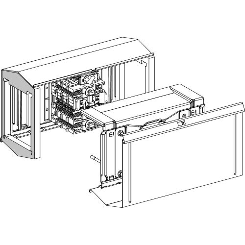 SCHNEIDER KSA800FA4 - Adapter régi KS sínhez 800 A