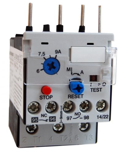 SCHRACK - LA300005 Motorvédőrelé, aut/ kézi visszaállítású, U3/32 0,80-1,20A