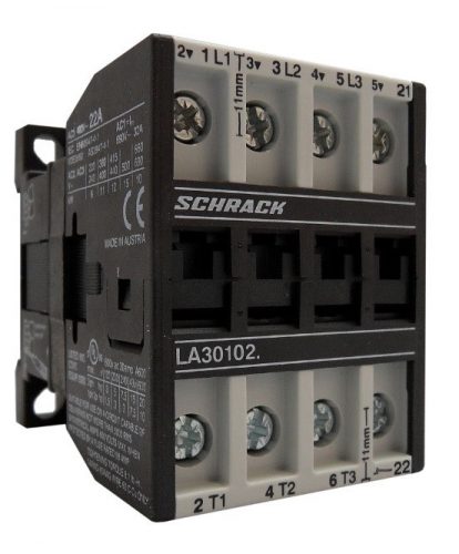 SCHRACK - LA301020N Mágneskapcsoló, 4kW, 1ny, 24VAC, 25A AC1