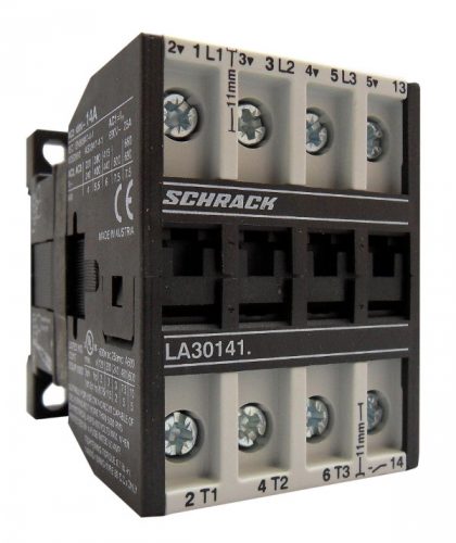 SCHRACK - LA301410N Mágneskapcsoló, 5.5kW, 1z, 24VAC, 14A AC3, 25A AC1