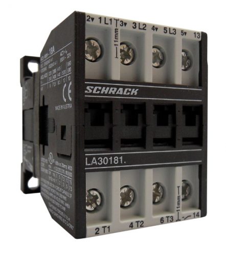 SCHRACK - LA301810N Mágneskapcsoló, 7.5kW, 1z, 24VAC, 18A AC3, 32A AC1