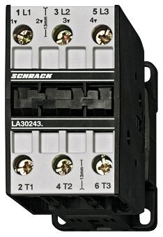 SCHRACK - LA302430 Mágneskapcsoló, 11kW, 24VAC, 24A AC3, 50A AC1