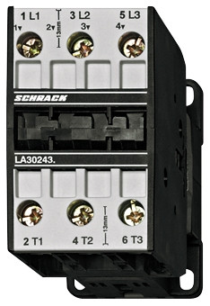 SCHRACK - LA303235 Mágneskapcsoló, 15kW, 24VDC, 32A AC3, 65A AC1