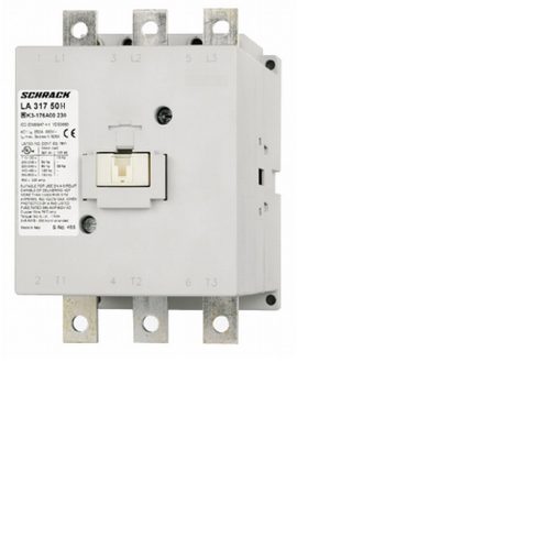 SCHRACK - LA31750H Mágneskapcsoló, 3 pólusú,90kW/175A AC3, 250A AC1, 230V AC/DC