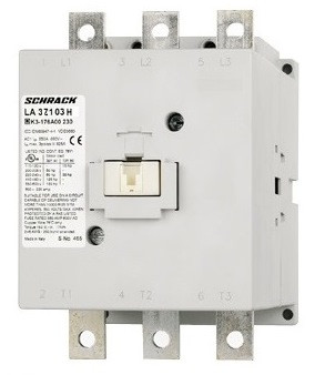 SCHRACK - LA32103H Mágneskapcsoló, 110kW, 230VAC DC, 210A AC3, 350A AC1