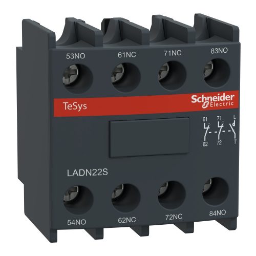 SCHNEIDER LADN22S - segédkapcsoló kontakt blokk TESYS D (2NO