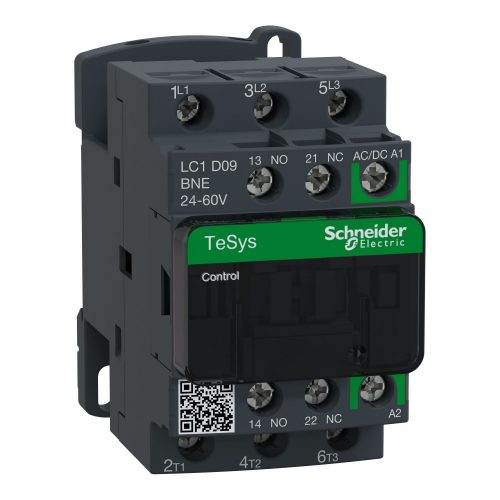 SCHNEIDER LC1D09BNE - TESYS D kontaktor GREEN-3P 440V 9A 24VAC