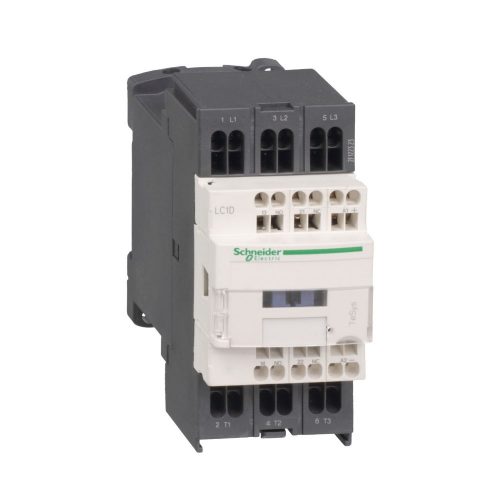 SCHNEIDER LC1D253B7 - AC mágneskapcsoló, 11kW/25A (400V, AC3), rugós csatlakozás, 1Z+1NY