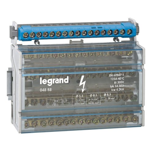 LEGRAND-004845 - Lexic elosztókapocs IP2 16 nulla csatlakozás