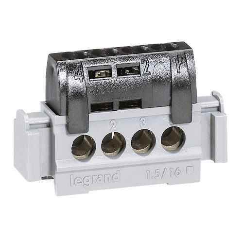 LEGRAND-004850 - Lexic elosztókapocs IP2 4 fázis csatlakozás fekete