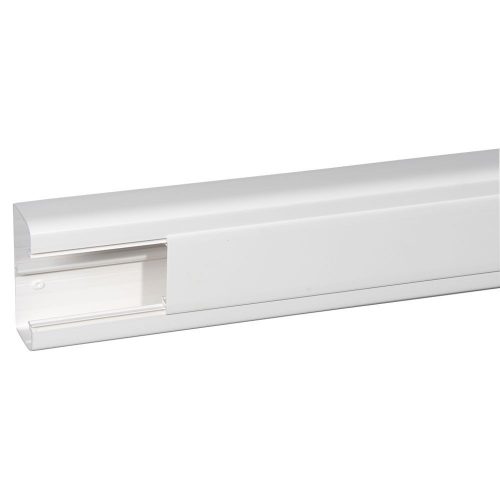 LEGRAND-010424 - Univerzális DLP kábelcsatorna, 105 x 50 mm, 65 mm-es hajlékony fedéllel, válaszfal nélkül, 2 m, fehér