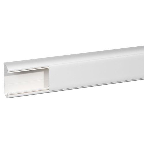 LEGRAND-010461 - Univerzális DLP kábelcsatorna, 80 x 35 mm, 65 mm-es hajlékony fedéllel, válaszfal nélkül, 2 m, fehér