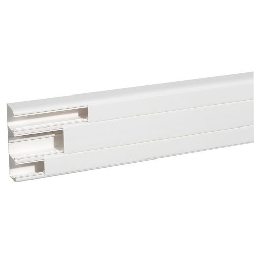 LEGRAND-010467 - Univerzális DLP kábelcsatorna, 170 x 50 mm, 65 mm-es és 2 x 40 mm-es hajlékony fedéllel, válaszfallal, 2 m, fehér