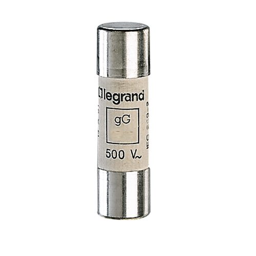 LEGRAND-014302 - Lexic hengeres olvadóbiztosító 2A gG 14 x51 ütőszeg nélkül