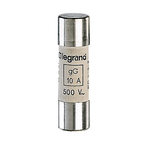 LEGRAND-014310 - Lexic hengeres olvadóbiztosító 10A gG 14 x51 ütőszeg nélkül