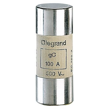 LEGRAND-015396 - Lexic hengeres olvadóbiztosító 100A gG 22 x58 ütőszeg nélkül