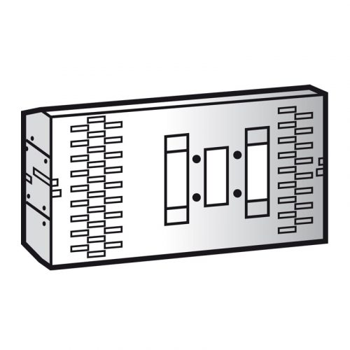 LEGRAND-020726 - XL3 4000 készülék rögzítő lap DPX 250 vízszintes +/-dif.kikocsizható