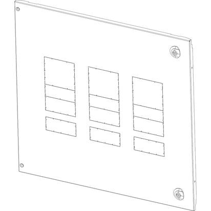 LEGRAND-021065 - XL3 4000 fém előlap 400mm kihúzható DPX3250/630-hoz+diff