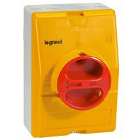 LEGRAND-022178 - Tokozott főkapcsoló 3P 12A Z+Ny érintkezővel