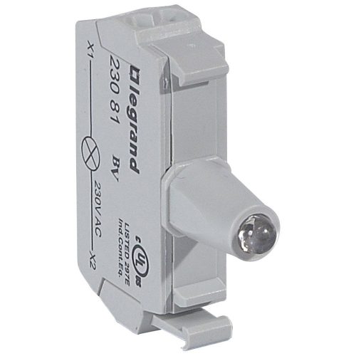 LEGRAND-022981 - Osmoz csavaros aljzat - 2 Z/Ny 24V~/= - piros