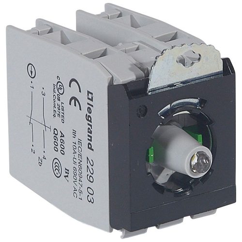 LEGRAND-022990 - Osmoz csavaros aljzat - 2 Z/Ny 230V~ - fehér