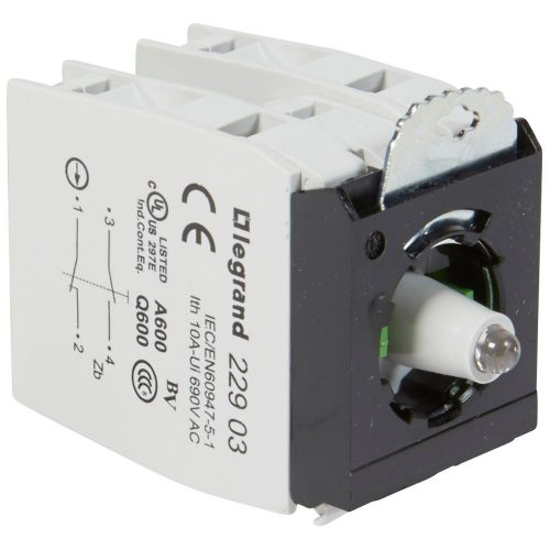 LEGRAND-022991 - Osmoz csavaros aljzat - 2 Z/Ny 230V~ - piros