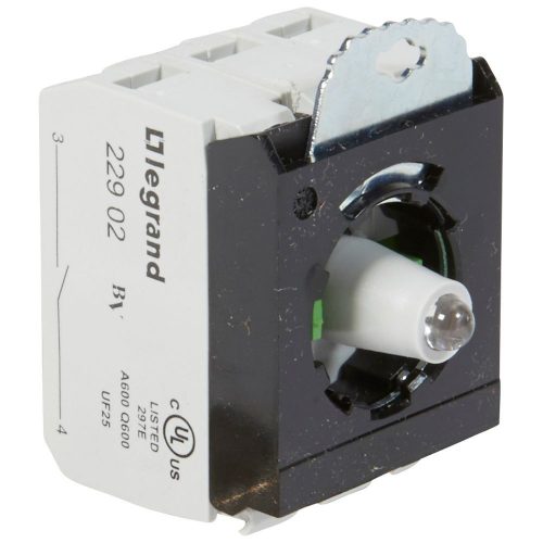 LEGRAND-023007 - Osmoz csavaros aljzat - 2 Z 24V~/= - piros