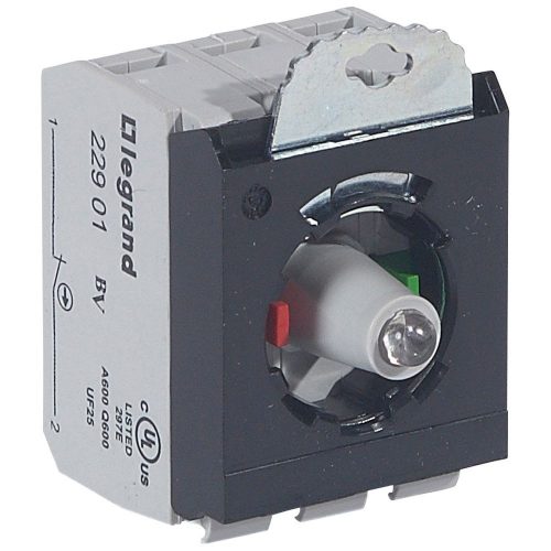 LEGRAND-023014 - Osmoz csavaros aljzat - Z+Ny 230V~ - piros