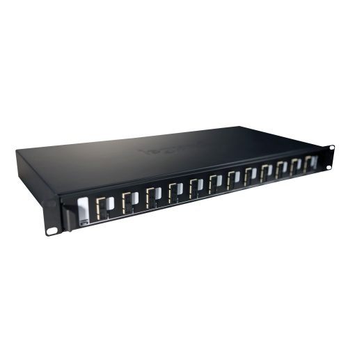 LEGRAND-032161 - LEGRAND optikai patch panel kihúzható 12xSC duplex (24xFO szál beköthető) multimódusú LCS3