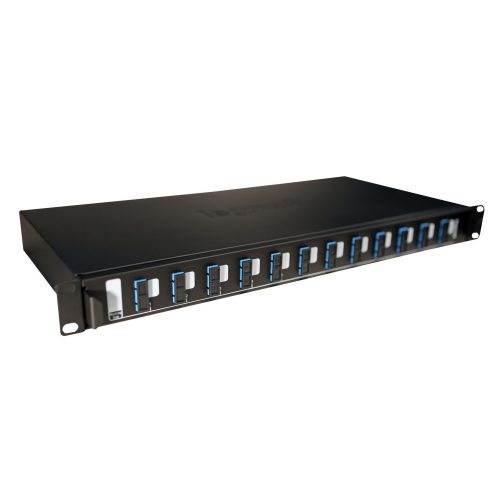 LEGRAND-032164 - LEGRAND optikai patch panel kihúzható 12xSC duplex (24xFO szál beköthető) monomódusú LCS3