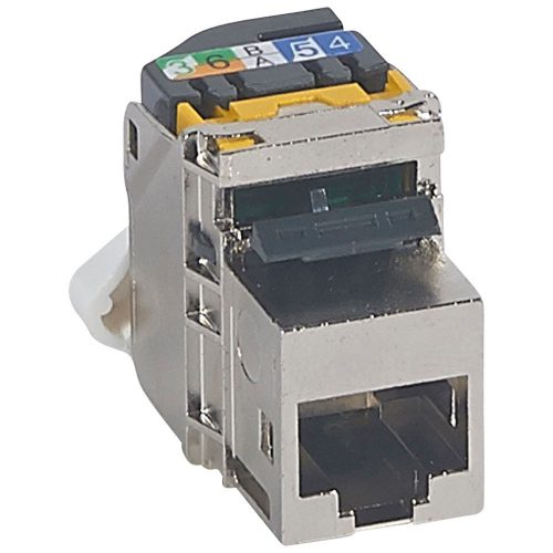 LEGRAND-033155 - LEGRAND RJ45 Keystone port Cat6A árnyékolatlan (UTP) LCS2 gyorscsatlakozós 180° 500 Mhz 10Gigabit