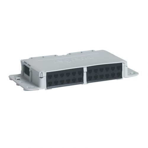 LEGRAND-033797 - LEGRAND üres moduláris patch doboz 24xRJ45 LCS3 port fogadására szürke LCS3