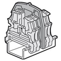 LEGRAND-037554 - Viking3 szigetelő végzáró 5 mm osztástávolság. 3 szintes csavaroshoz