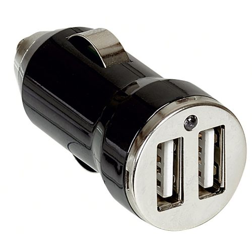 LEGRAND-050682 - Szivargyújtó töltő 2 USB csatlakozóval fekete, 2,1A - 5V fekete